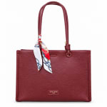 شنطة برواز اسكارف جلد محبب DAVID JONES