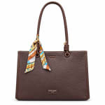 شنطة برواز اسكارف جلد محبب DAVID JONES