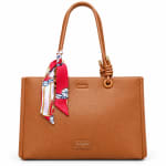 شنطة برواز اسكارف جلد محبب DAVID JONES
