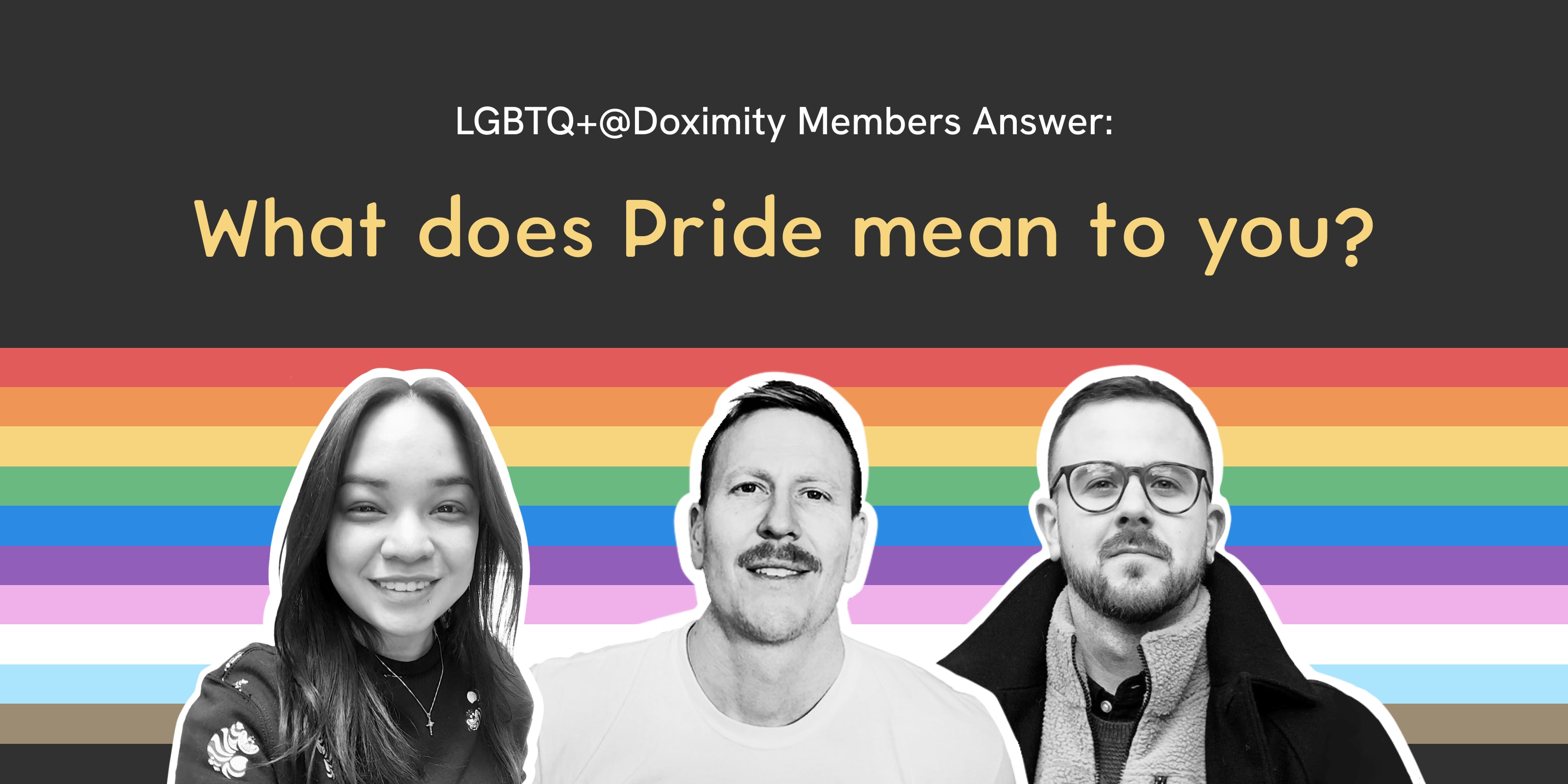 LGBTQ+@Doximity Members Answer: What does Pride mean to you? Article hero image