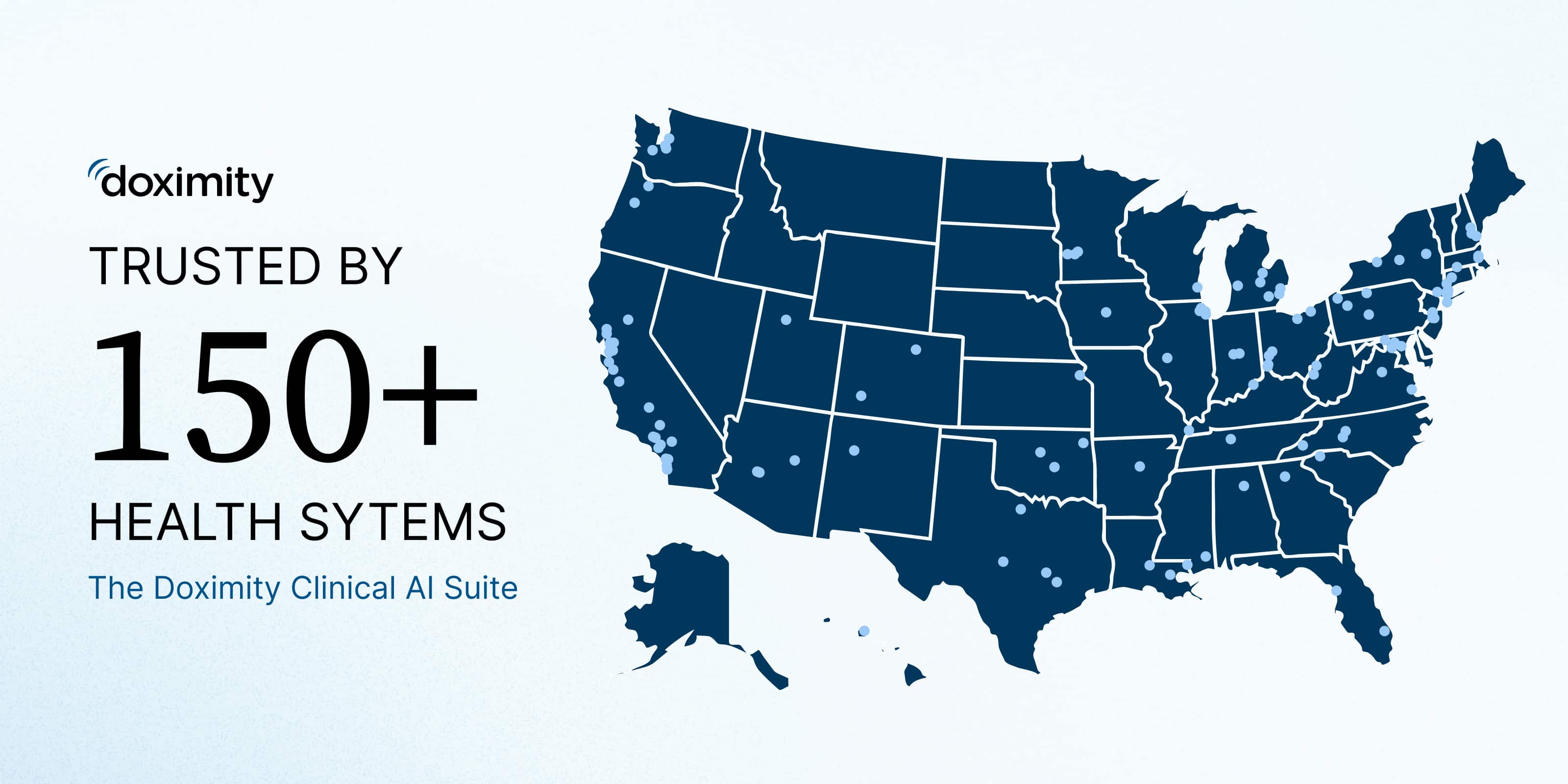150 Health Systems Are Now on the Doximity Clinical AI Suite article hero image