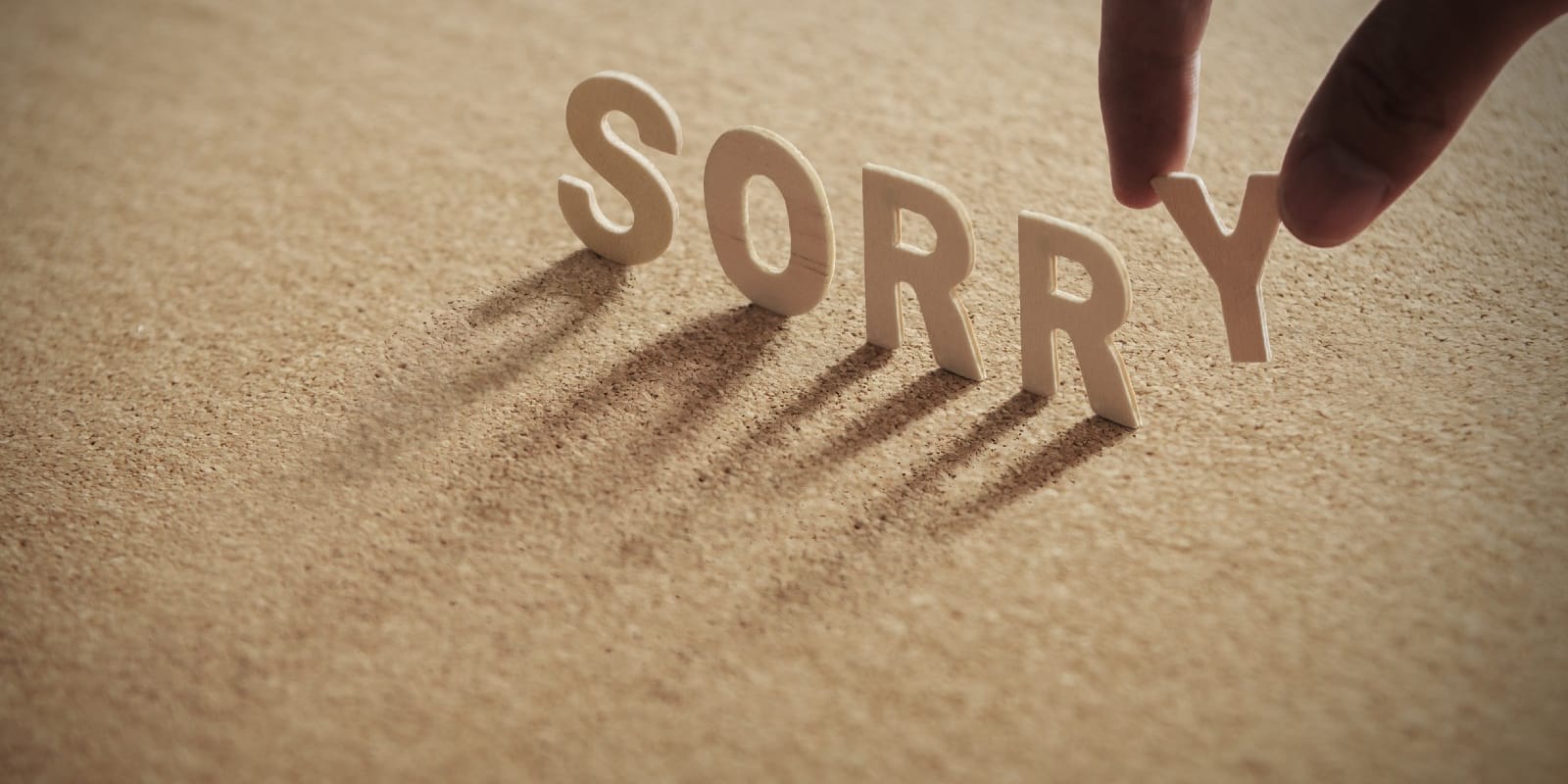 We Need To Stop Saying Sorry Unless We Mean It