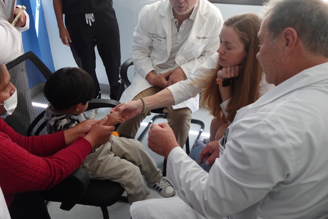 Screening day at the clinic