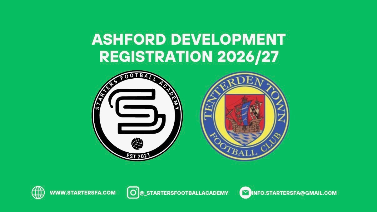Ashford Development sessions Registration fee 2026/27