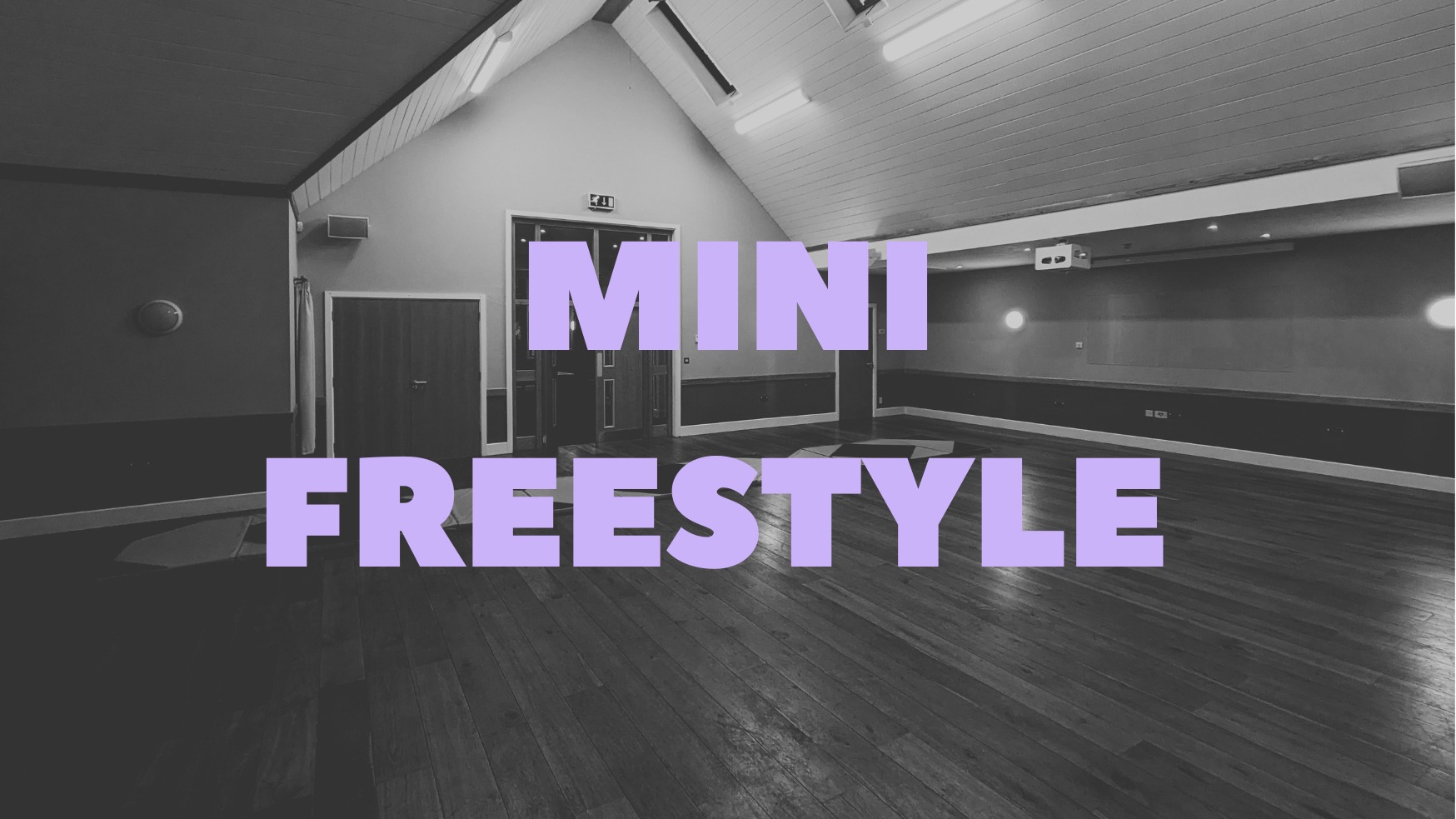 Mini Freestyle (Year R - Year 2)
