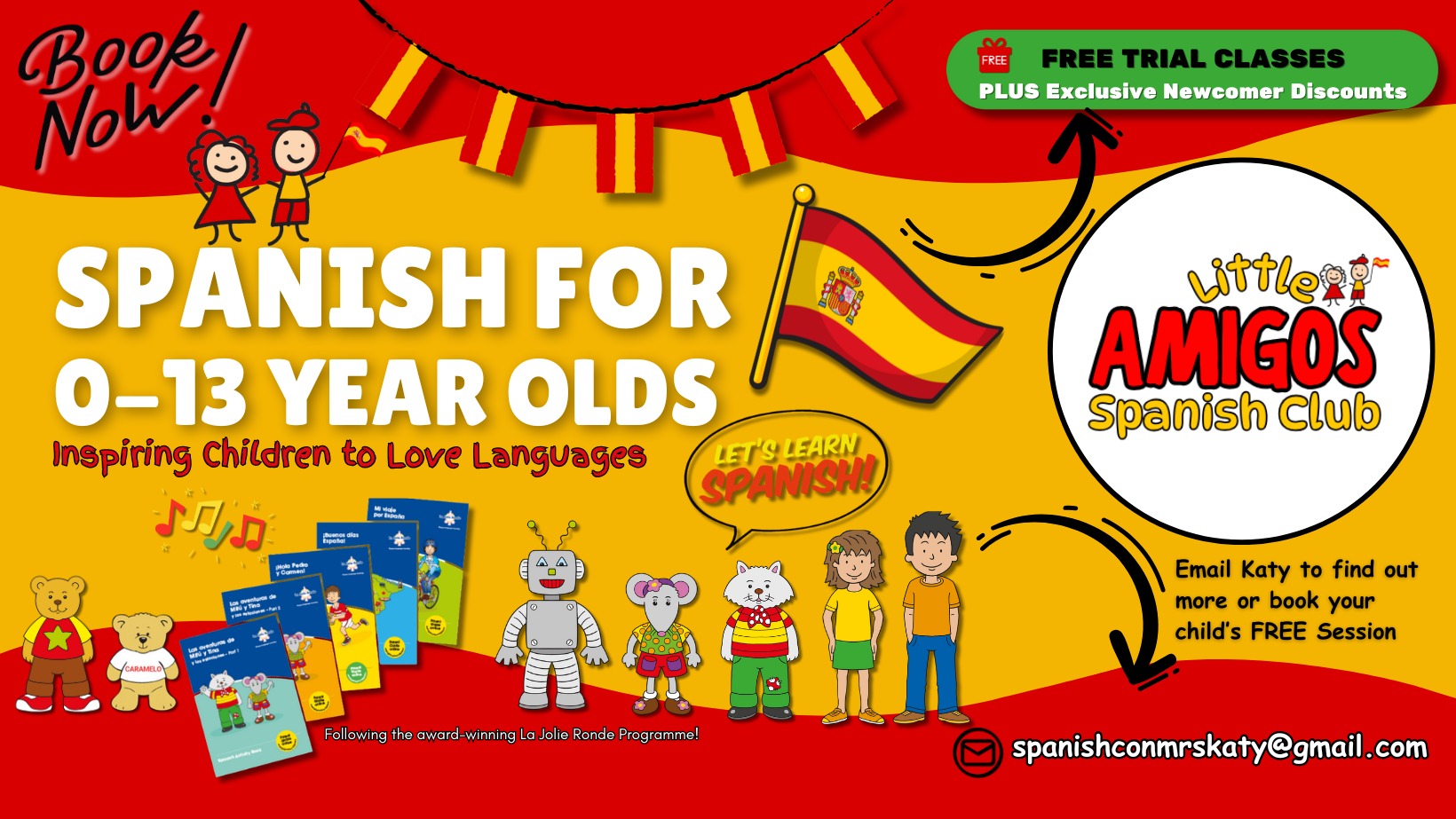 Ven a Jugar con Milo y Mapi - Little Amigos Spanish Club