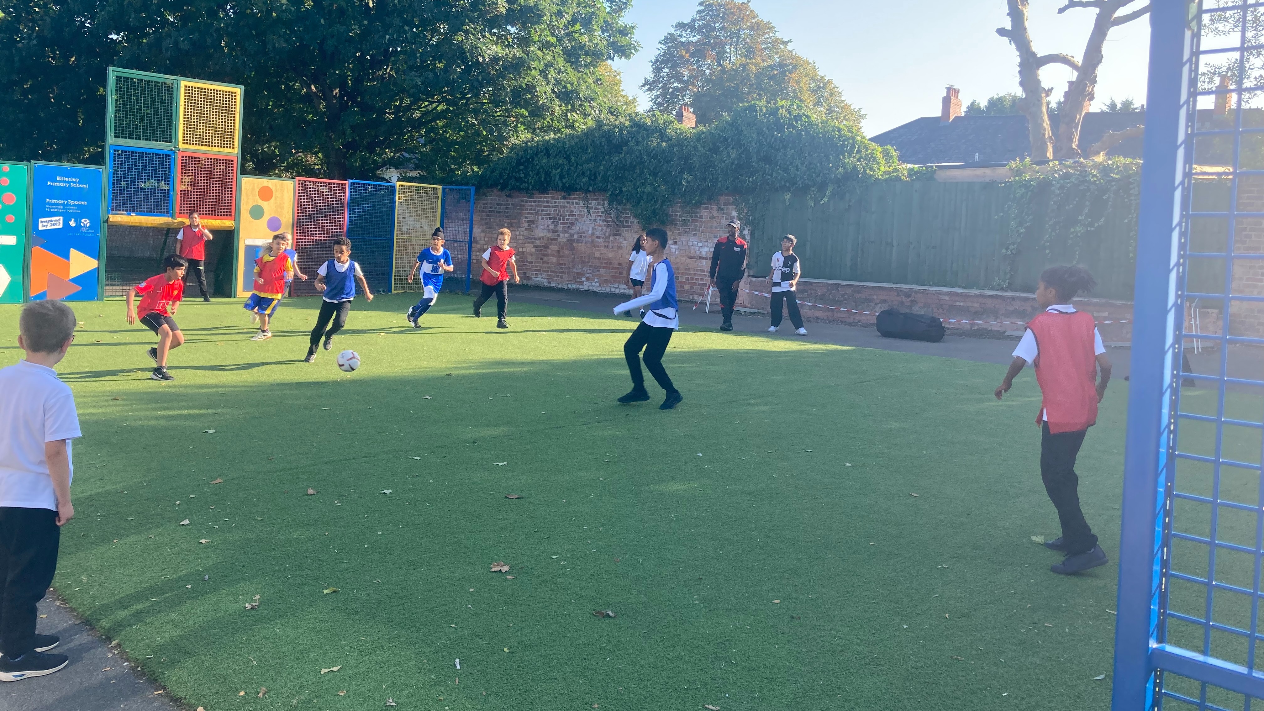 B1 Year 5-6 Wednesday Football Billesley Primary-Football Funatics-1