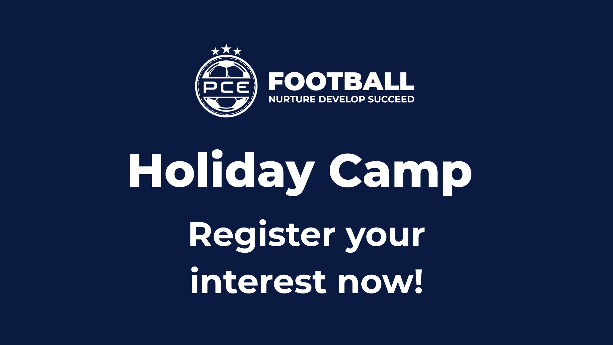 PCE October Football Camp – Join the Waitlist