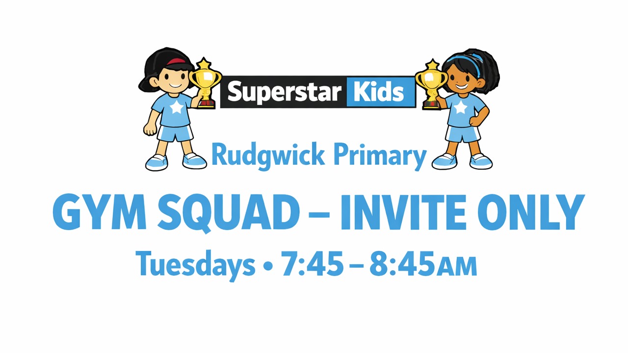 26/27 RUDGWICK GYM SQUAD-Invite Only-TUES AM-Starts 15Sept