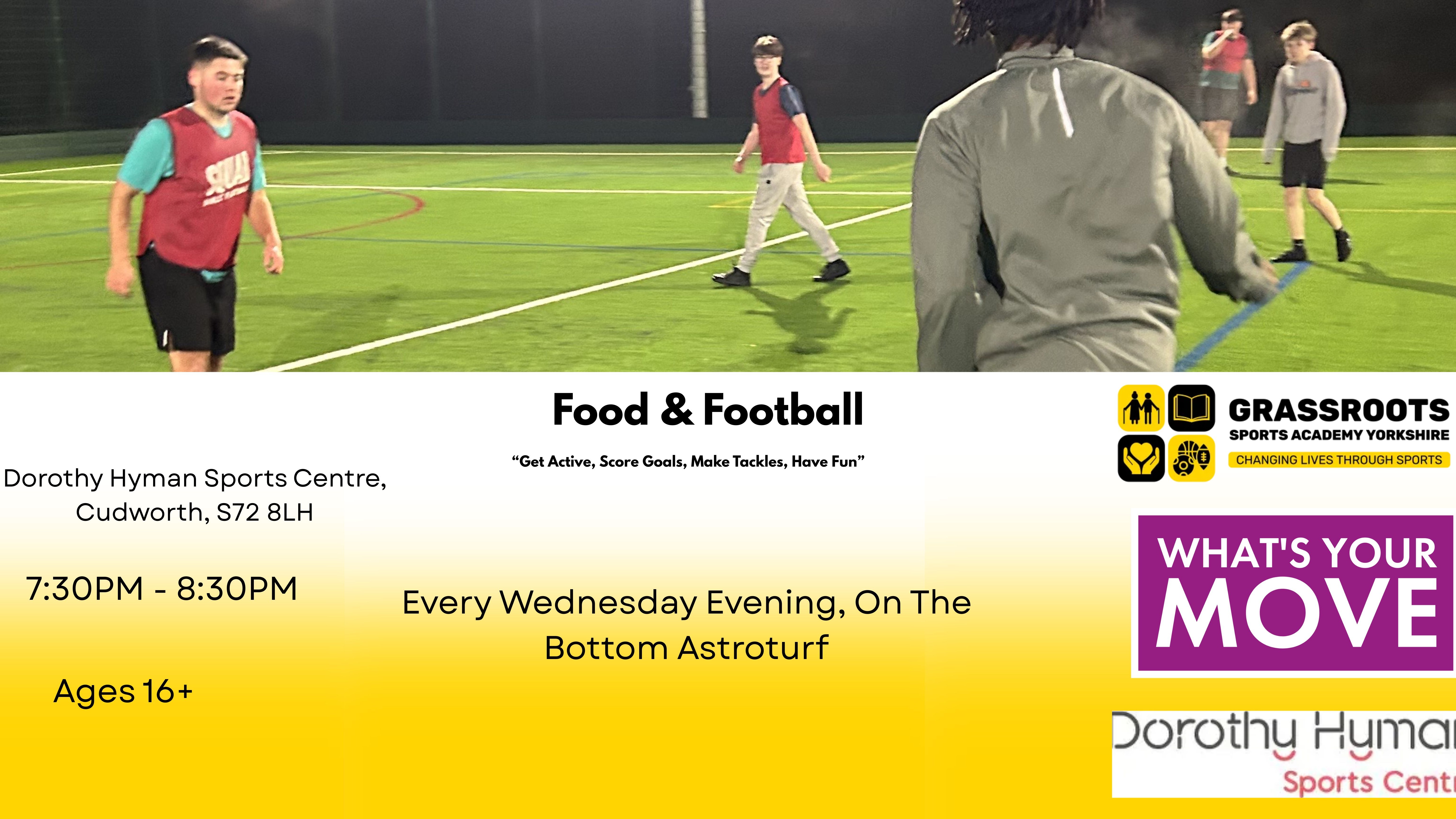 Food & Football Dorothy Hyman - Grassroots Sports Academy