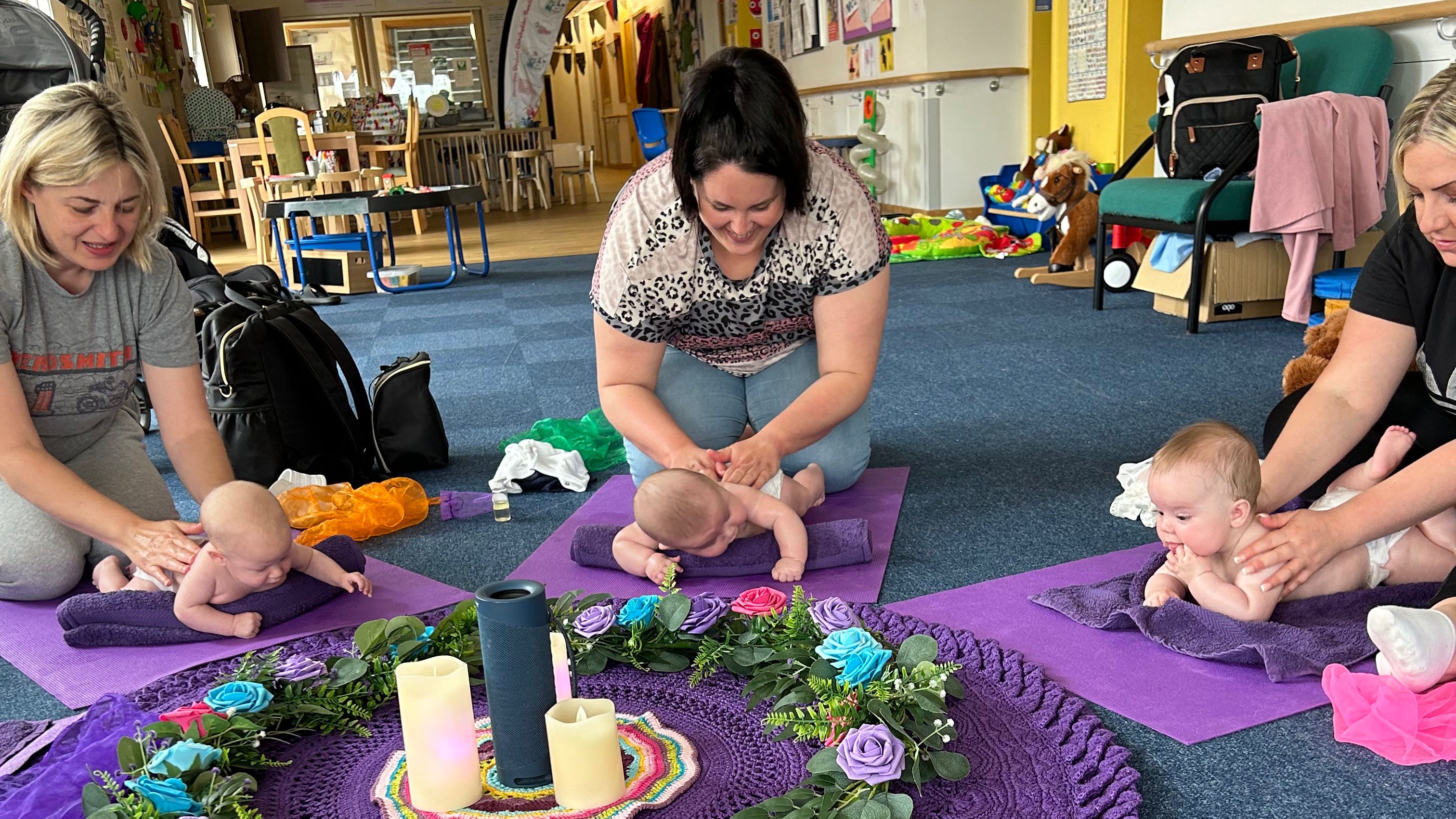 Stage 1 Baby Massage & Yoga, Ammanford 9:30 - 10:30 - Rubba-Bubba with Rach