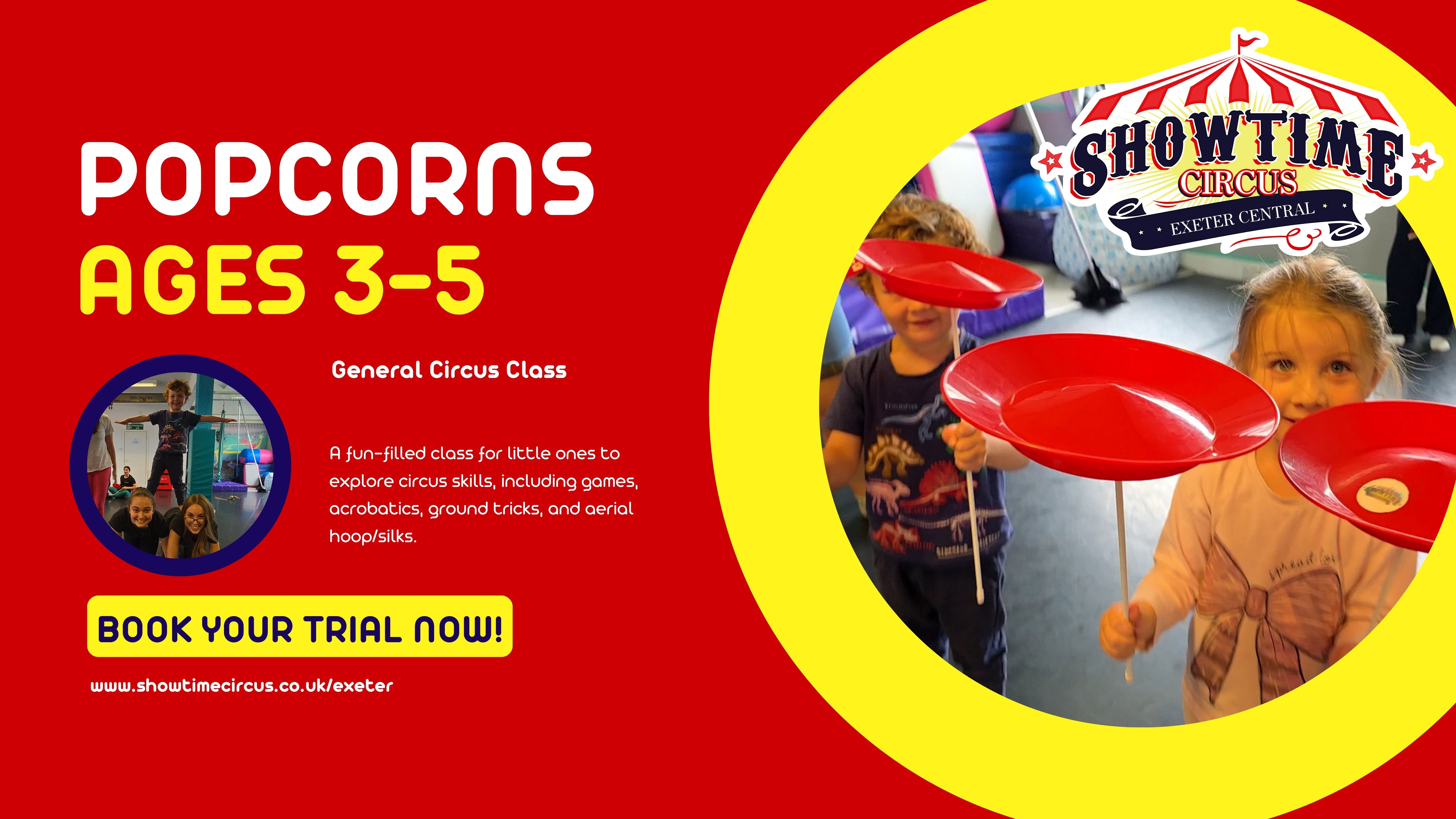 Popcorns - Showtime Circus - Exeter