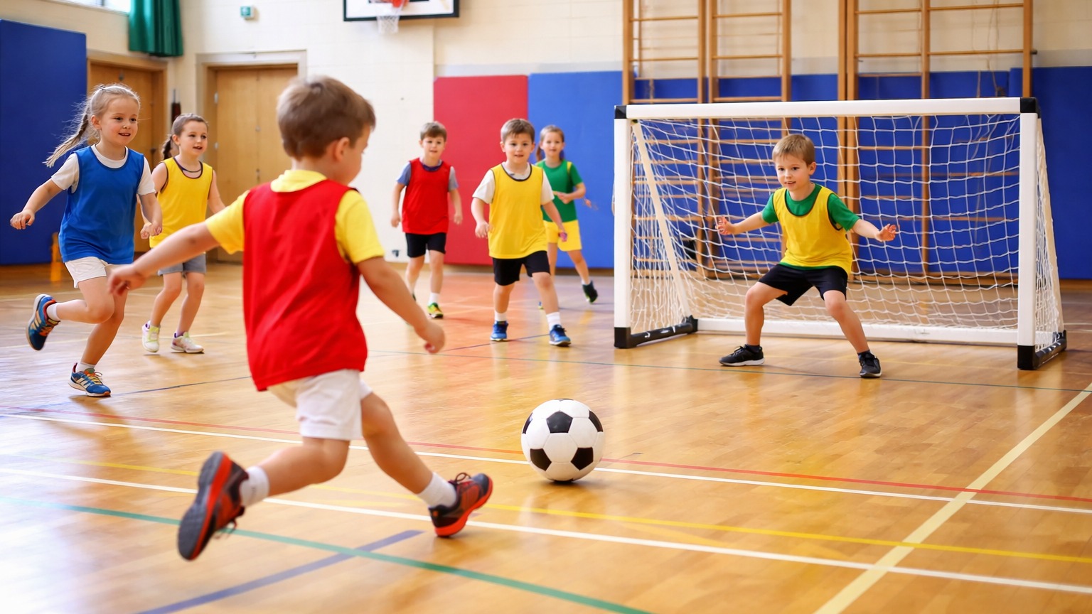 Indoor Football Coaching 5-8 Years
