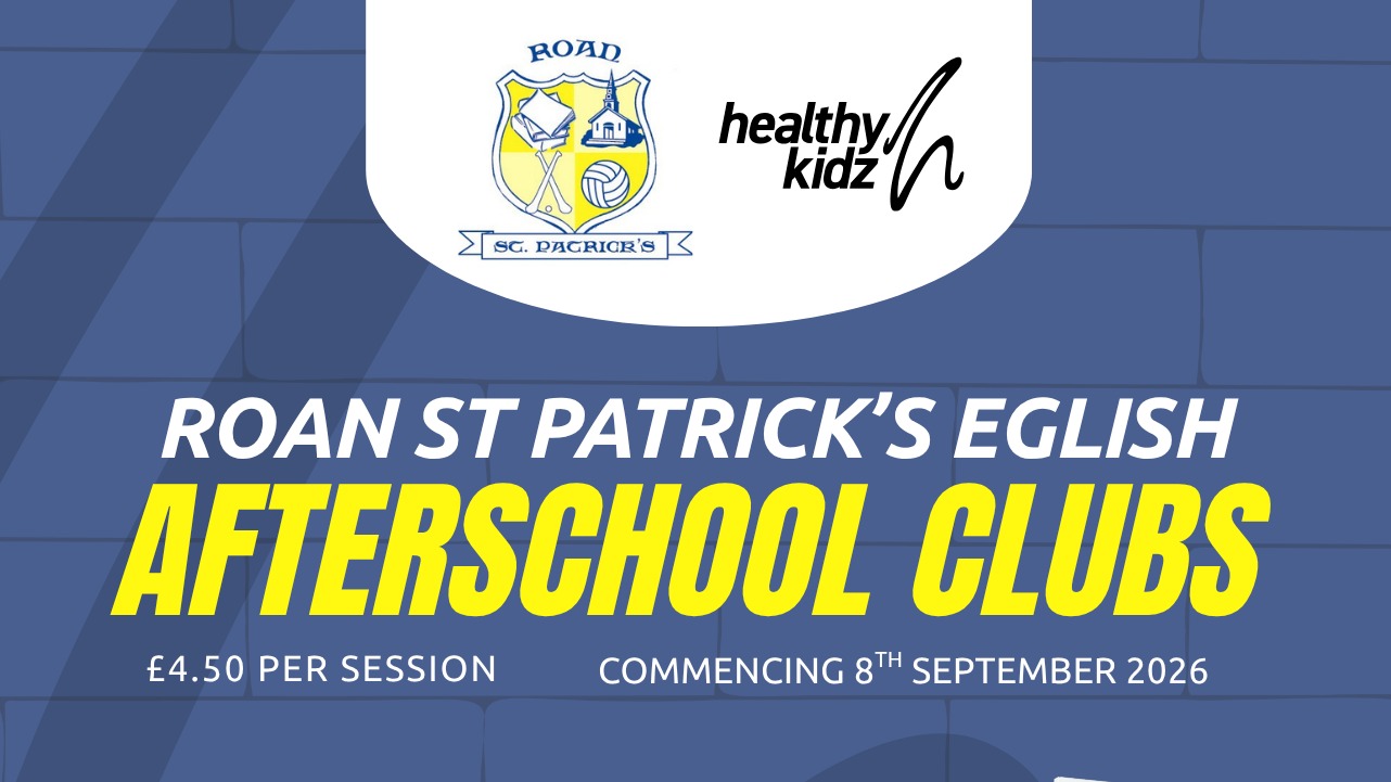 Roan St Patrick's Eglish Term 1 26/27
