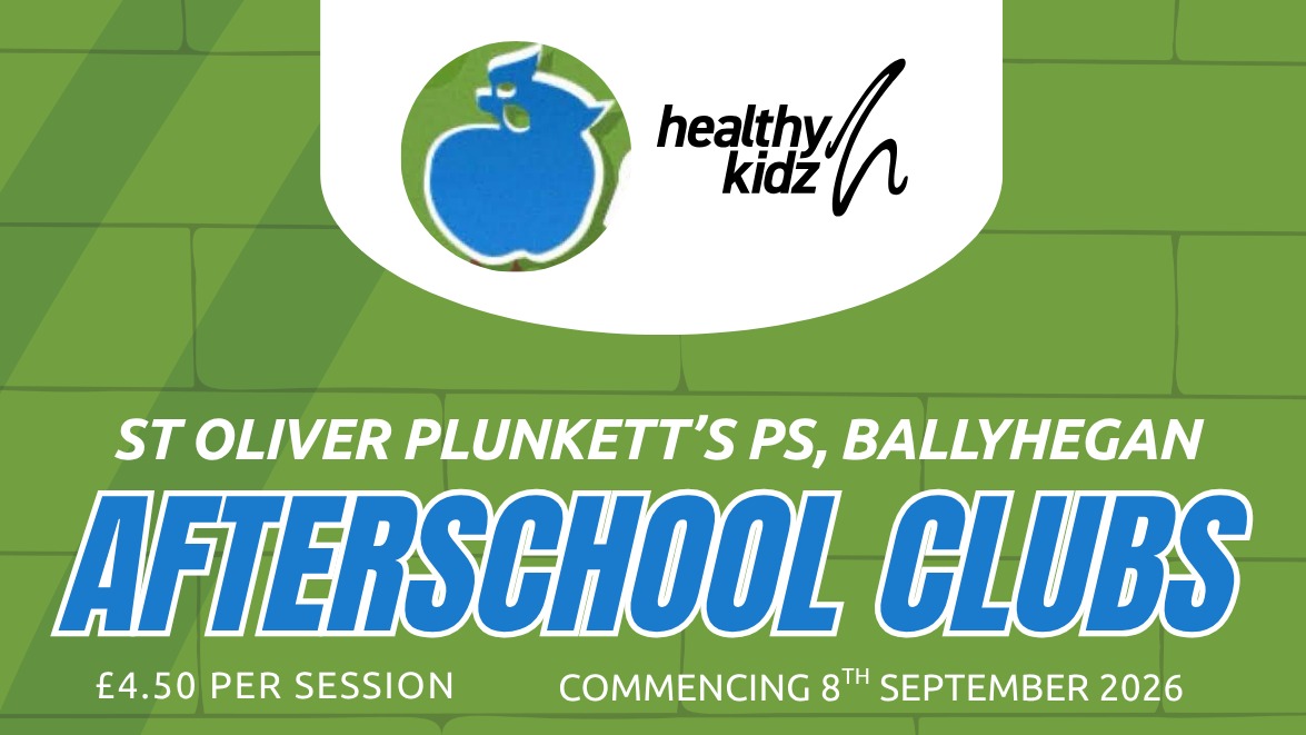 St Oliver Plunkett's PS Ballyhegan Term 1 26/27