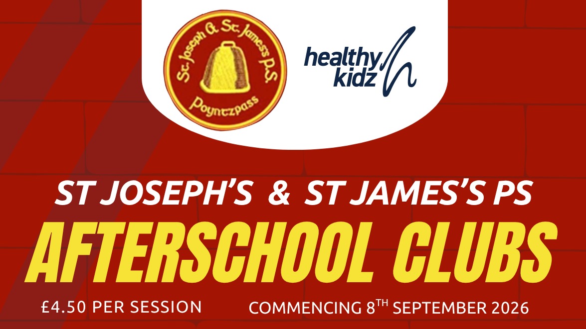 St Joseph's and St James's PS Afterschools Term 1 26/27