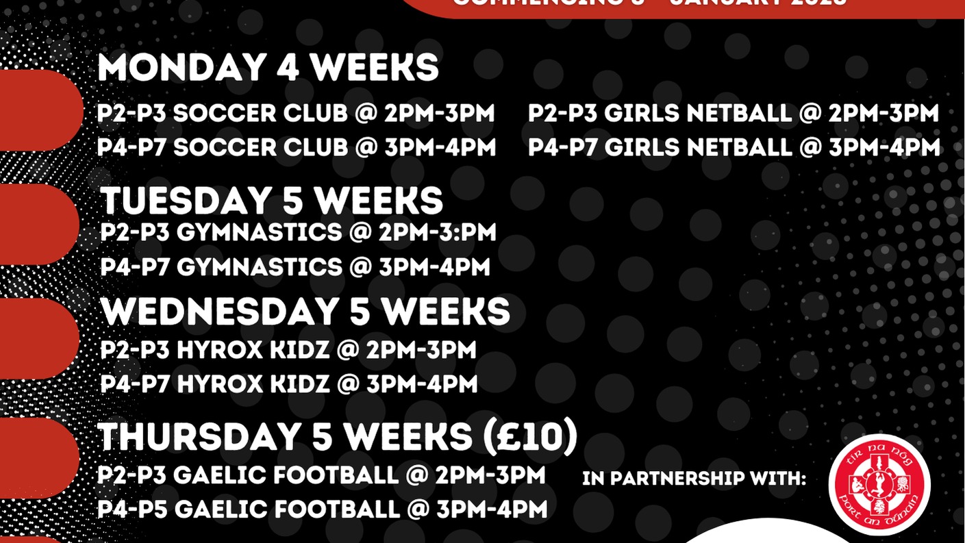 St John the Baptist PS, Portadown Term 2 Block 1 2025/2026-Healthy Kidz-1