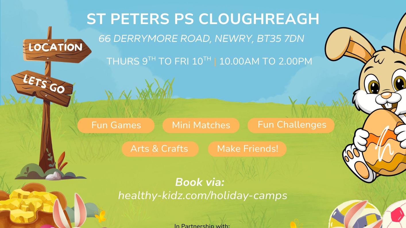 St Peters PS Cloughreagh - 2026 Multi-Sport Easter Camp-Healthy Kidz-1