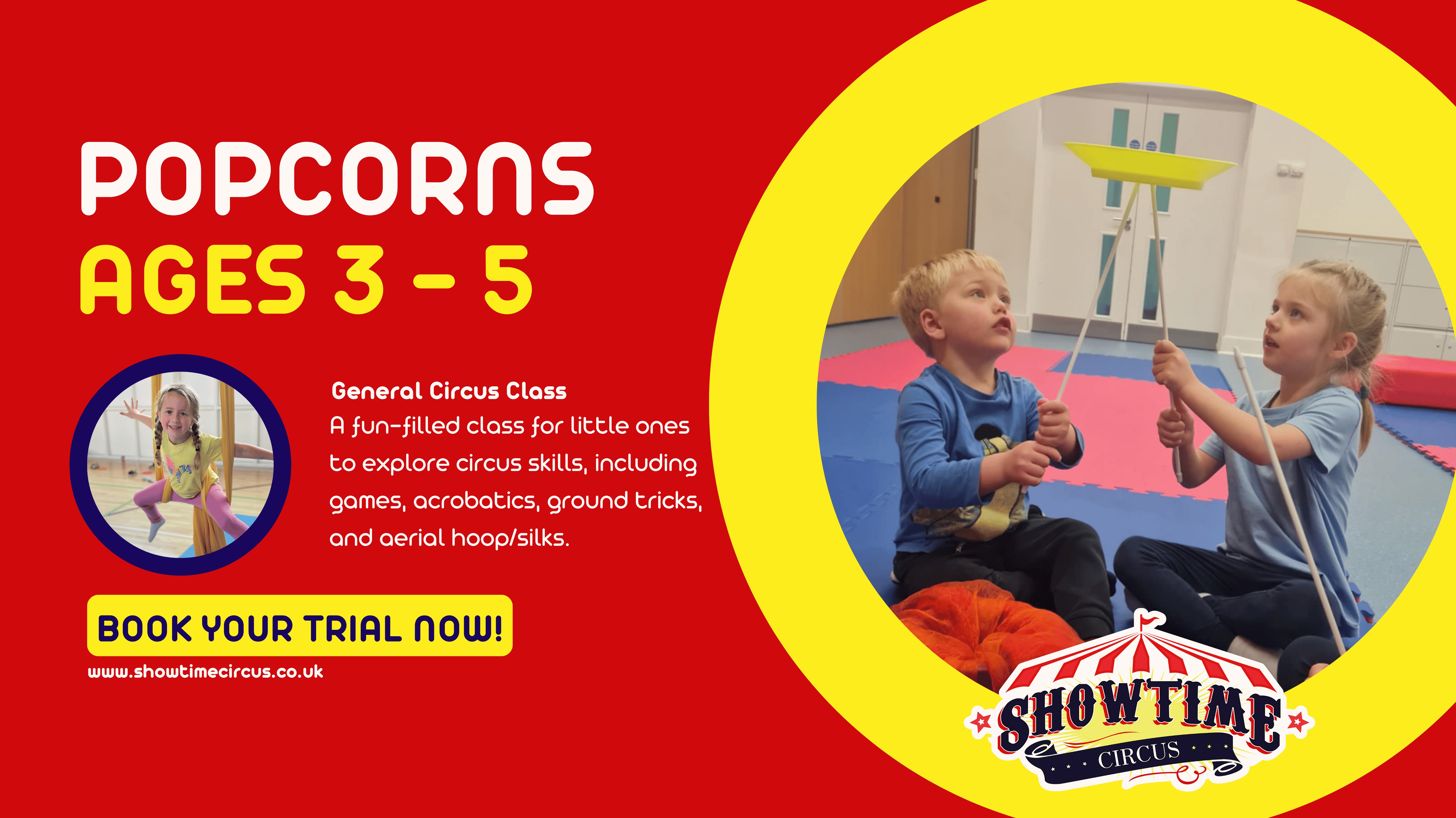 Popcorns Aerial and Circus