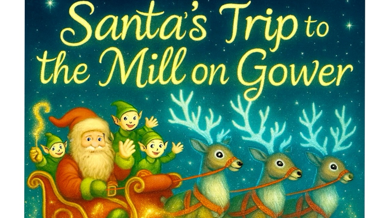 Santa’s visit to the mill on Gower-InspireU Studios Gower-0