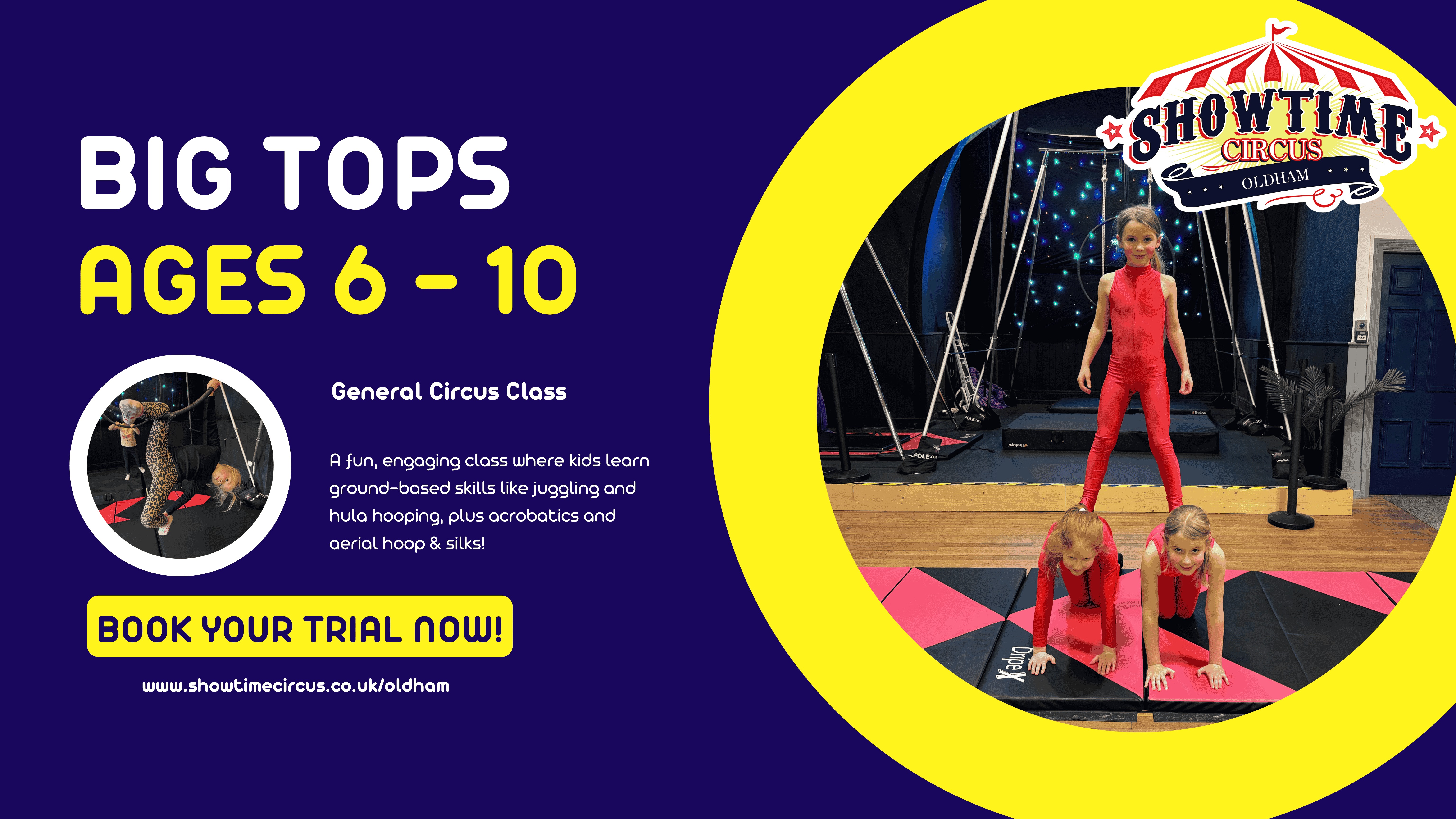Big Tops Circus & Aerial (Mondays)