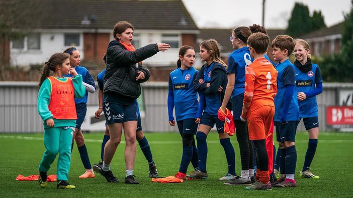 NUFC Girls' U8s Training — photo 2