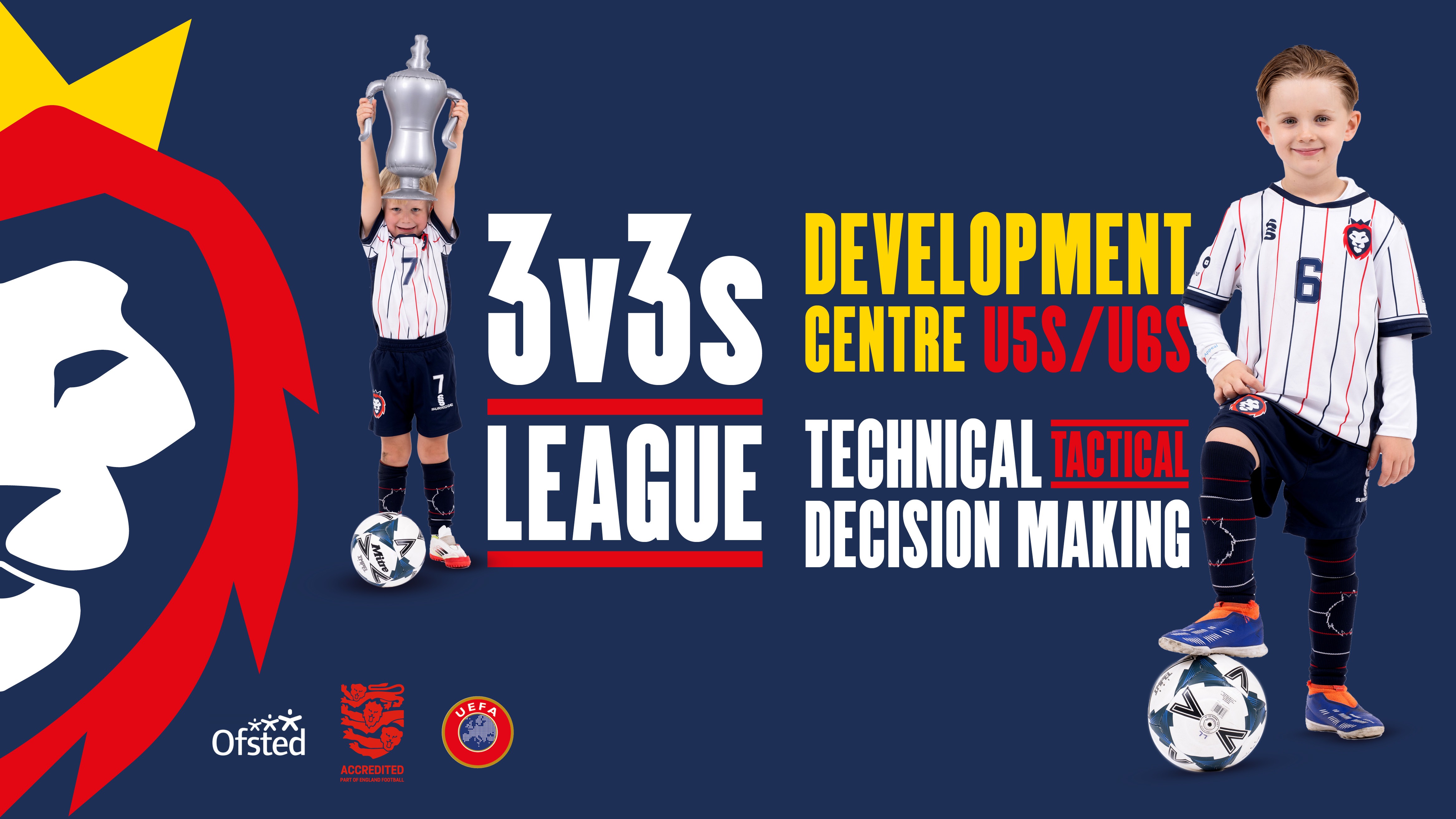 3v3s League (U5/6s) Development Centre