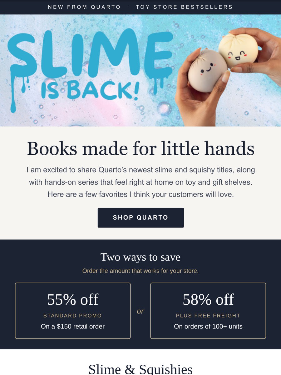 Quarto Slime & Bestsellers