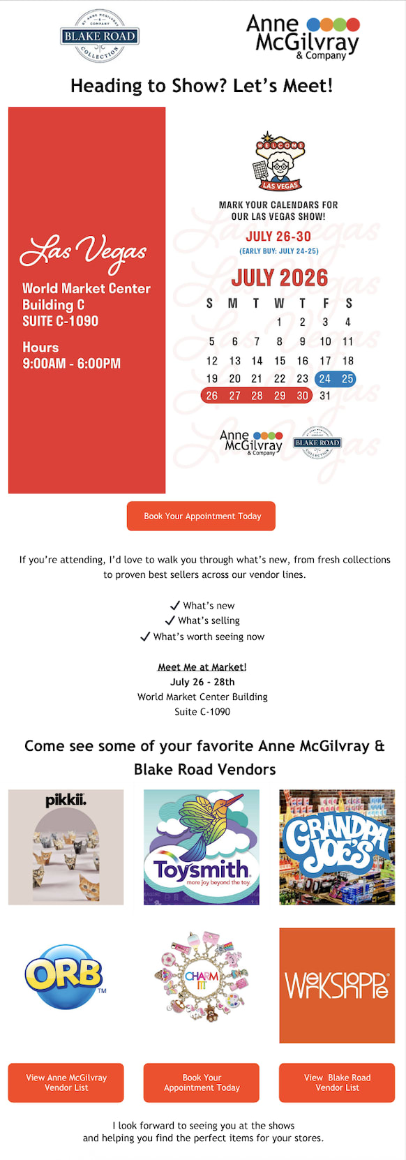 Vegas Summer Show Booking