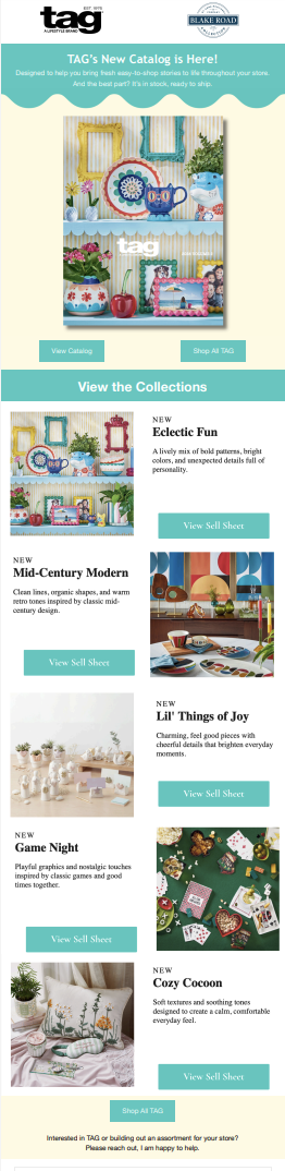 TAG New Catalog