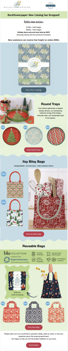 Rockflowerpaper New Catalog