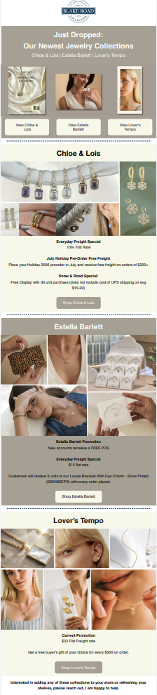 New BRC Jewelry