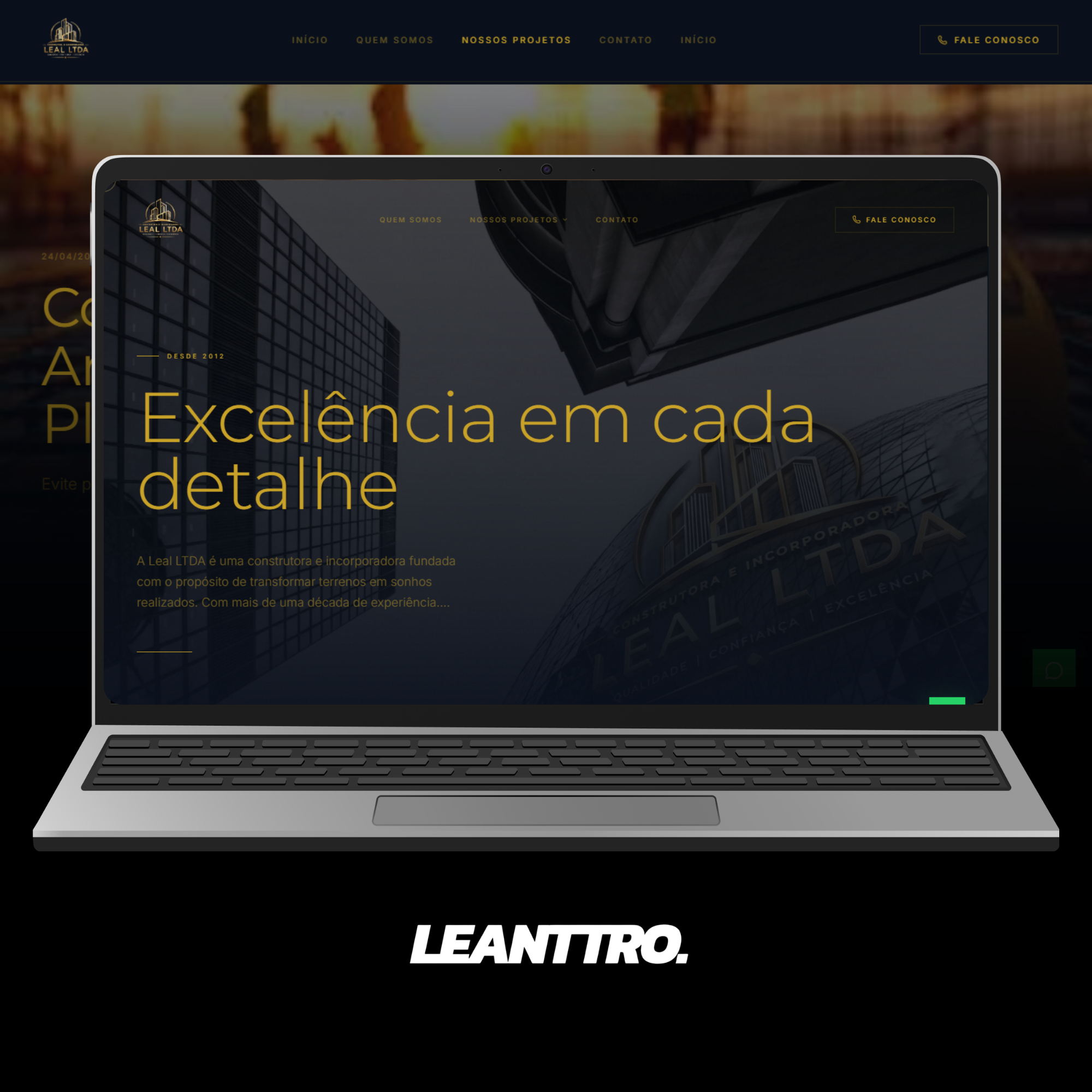 Site profissional Leanttro