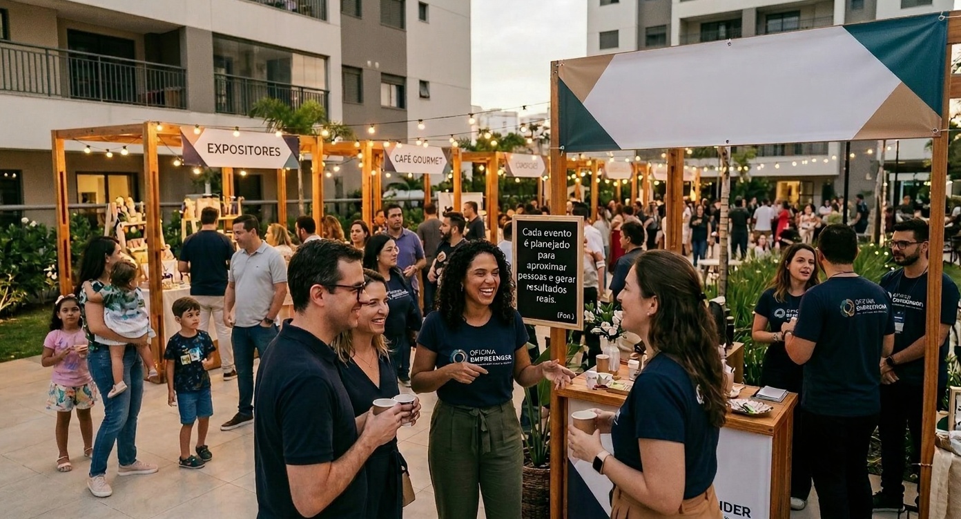 Cada evento é planejado para aproximar pessoas