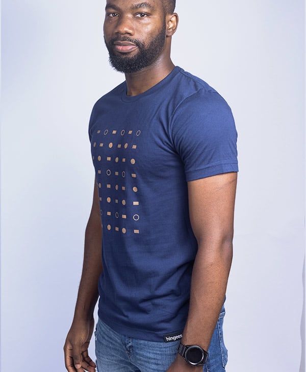 Binary:Morse Concept - Navy