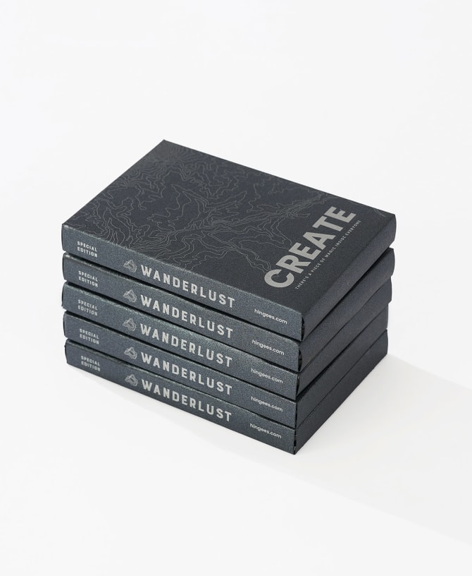 CREATE  — Wanderlust Edition (Pack of 3 notepads)
