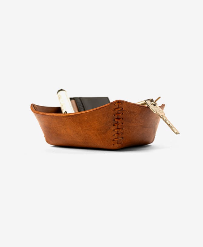 Leather Valet Tray