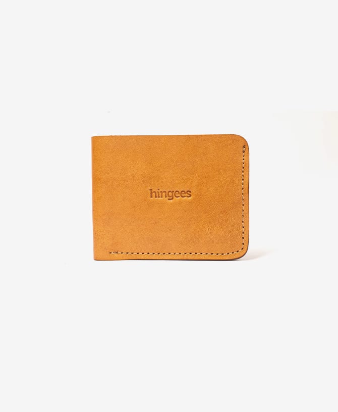 Bifold Leather Wallet - Brown