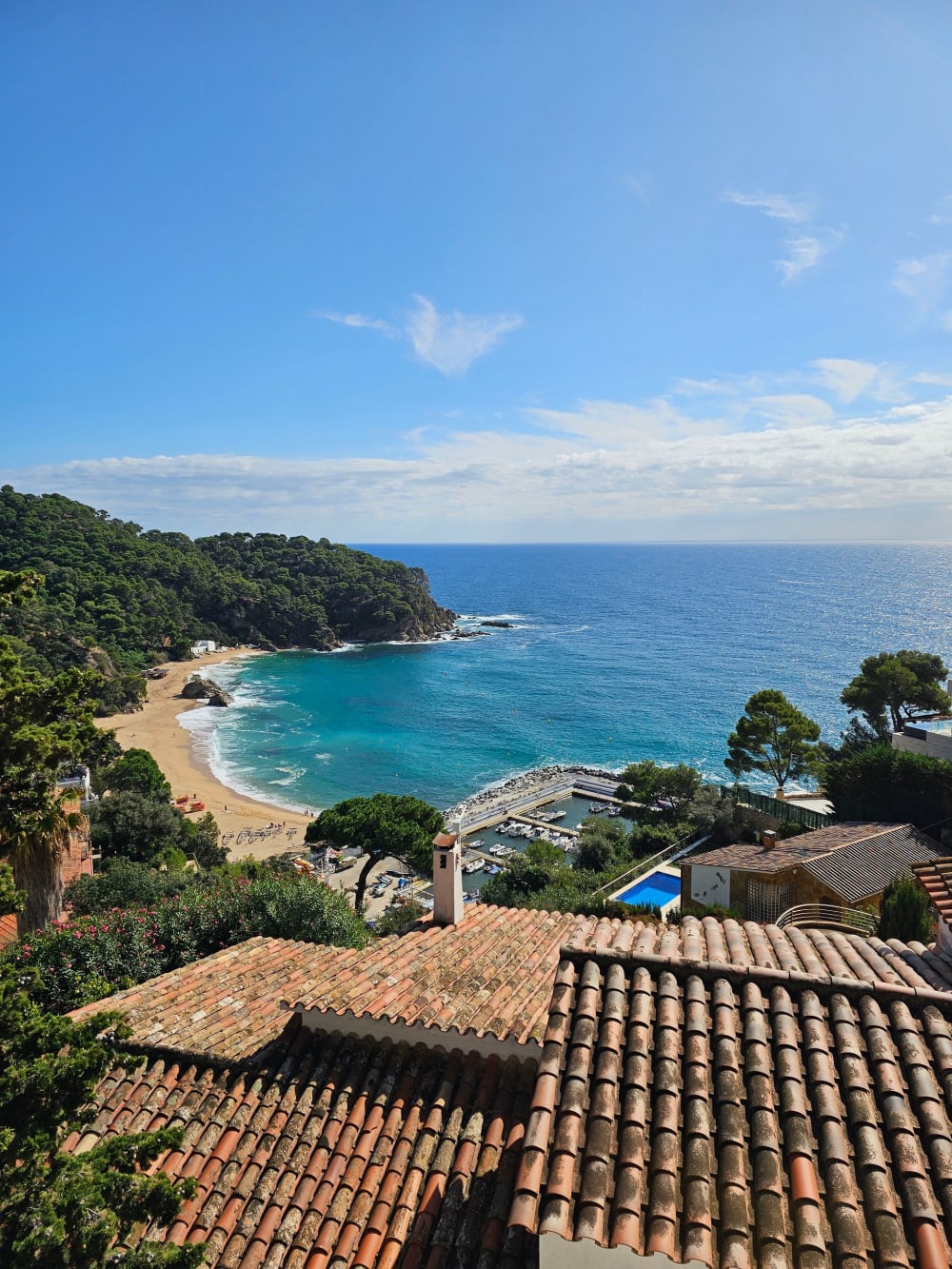 The Costa Brava coastline in Spain