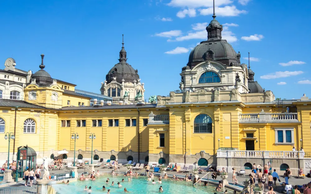 The thermal baths in Budapest