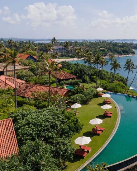 A scene from the south coast of Sri Lanka