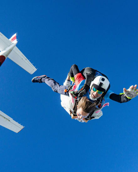 Skydiving over Seville