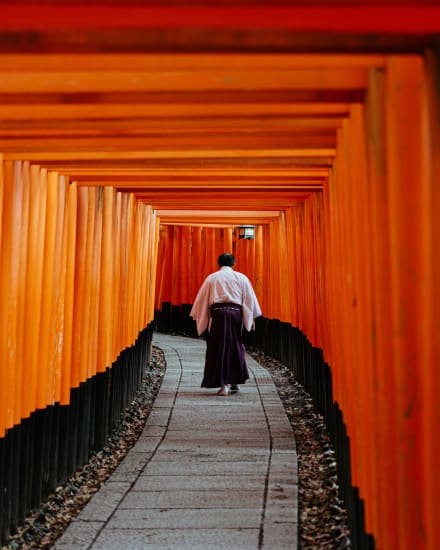 Fushimi Inari Shrine in Kyoto, Japan