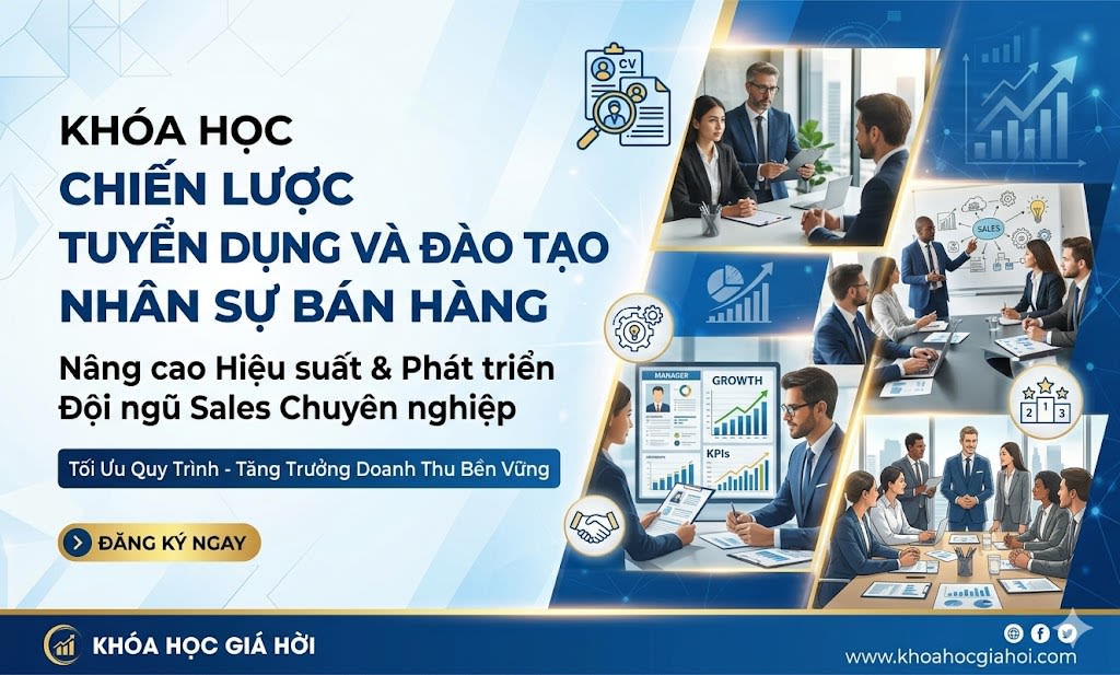 Khóa Học Chiến Lược Tuyển Dụng Và Đào Tạo Nhân Sự Bán Hàng