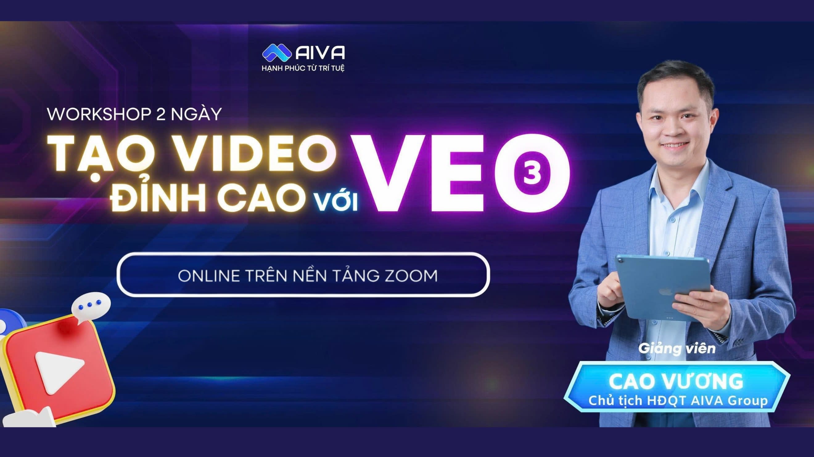 Khóa Học Veo 3 – Tạo Video AI Đỉnh Cao Mới Nhất 2025
