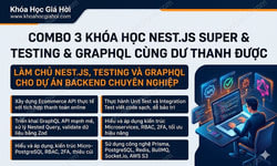 Combo 3 Khóa Học Nest.js Super & Testing & Graphql Cùng Dư Thanh Được