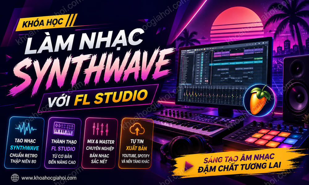 Học Làm Nhạc Synthwave Với FL Studio