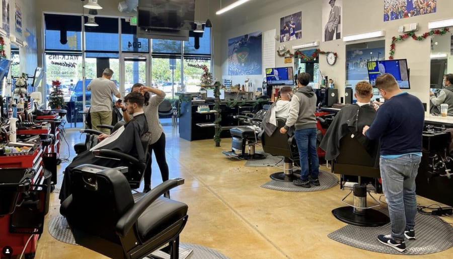 Federico's Barbershop Interior
