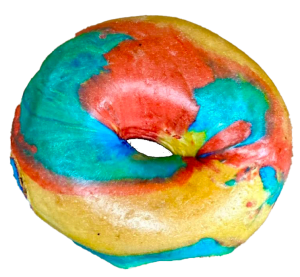 Rainbow Bagel