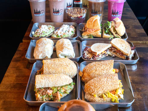 Sandwich platter built for a crowd